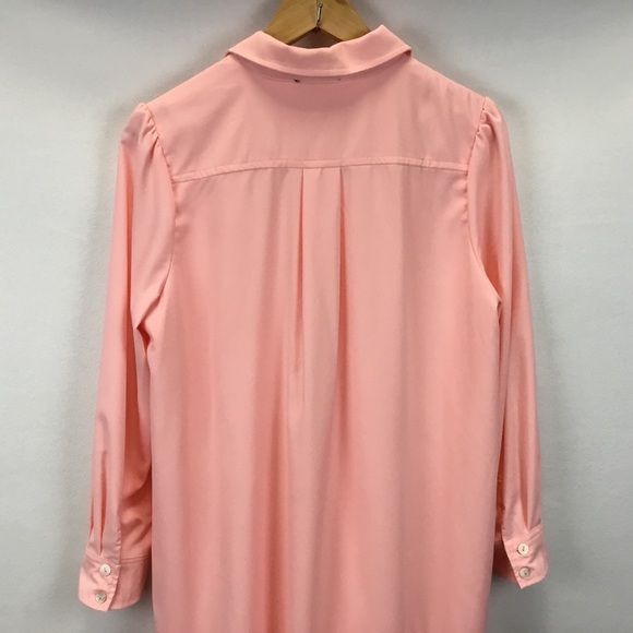 Tuckernuck Callahan Mini Shirt Dress Pink Preppy Feminine Coquette Girl Size M - Picture 5 of 10